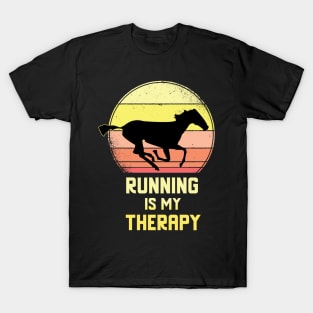 Running Is My Therapy T-Shirt